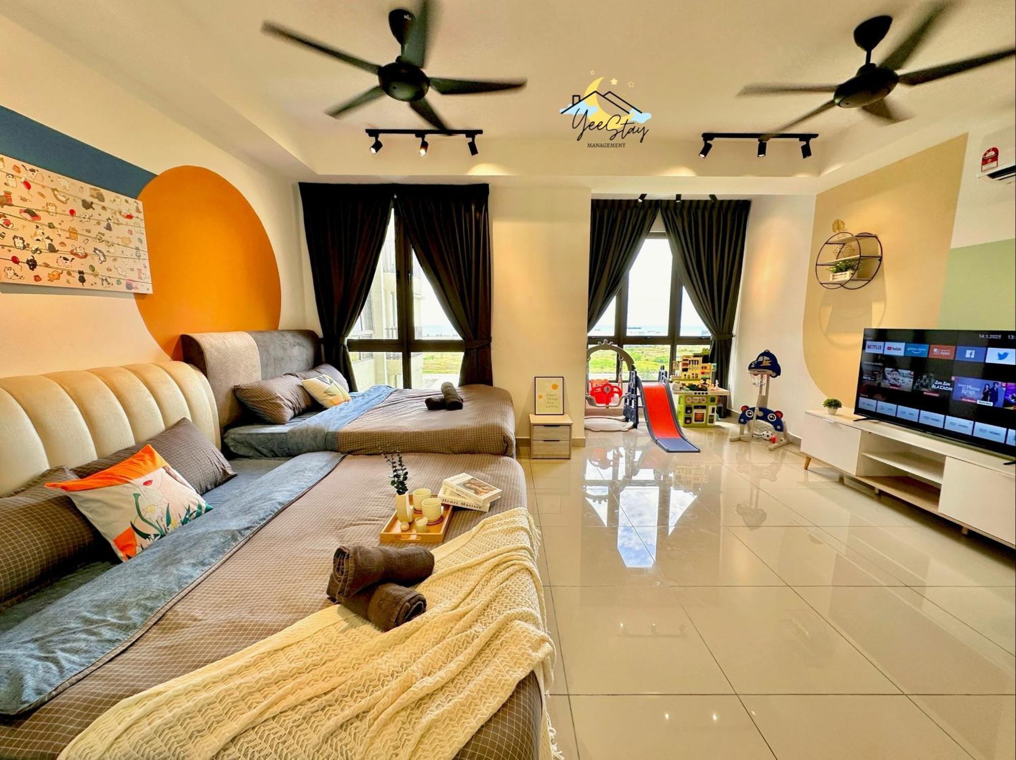 Seaview Poolview Cityview Baliresidence Video Game 5Minjonker Malacca Exteriör bild